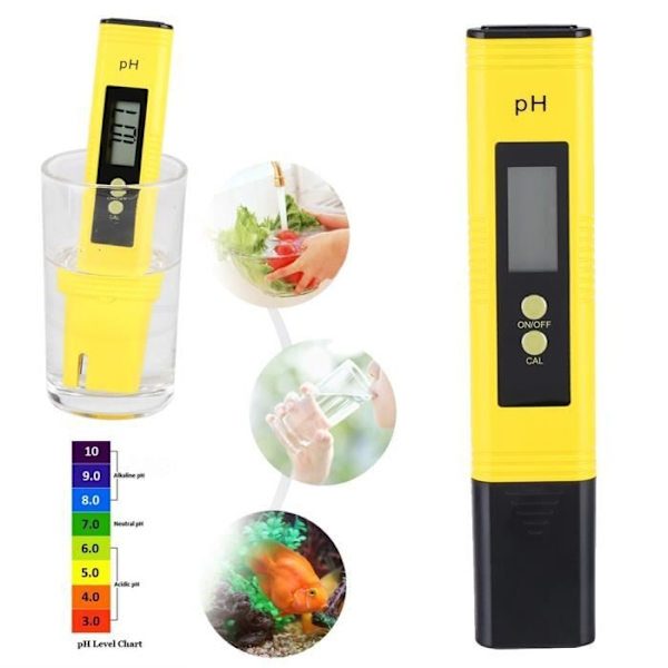 PH-testare Digital testare, Protable Digital PH-mätare Akvarium Pool Vatten