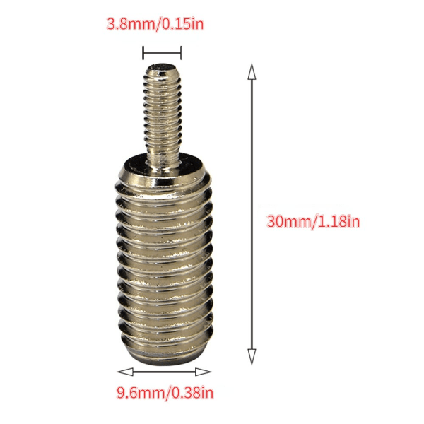 Manuell 10x1,5 växeladapter för Logitech G25 G27 G29 G920 Modifiering Aluminiumlegering Tillbehör Personlig växelhuvud-silver set Silver set