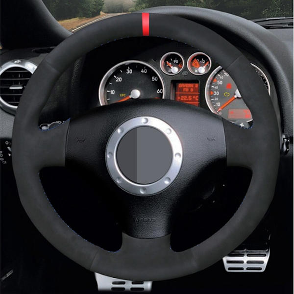 Cover Äkta Läder Mocka För Audi A2 8Z A3 8L Sportback A4 B6 Avant A6 C5 A8 D2 TT 8N S3 S4 RS 4 RS 6