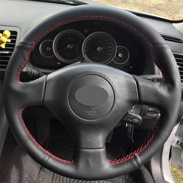 Handsytt svart konstläder Antisladd cover till Subaru Legacy Impreza 2004 Saab 9-2X 2005 2006