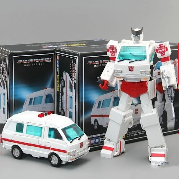 Takara Tomy Transformers Toys MP-30 Ratchet Action Figurer Transformer Robotleksaker för barn Transformers Figur Födelsedagspresent MP-30  ko