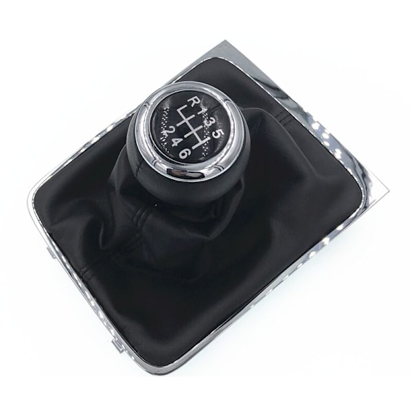 Högkvalitativ 5 6-växlad bilväxelspak med cover för VW Passat B6 2005 2006 2007 2008 2009 2010 2011-6 Speed 6 Speed
