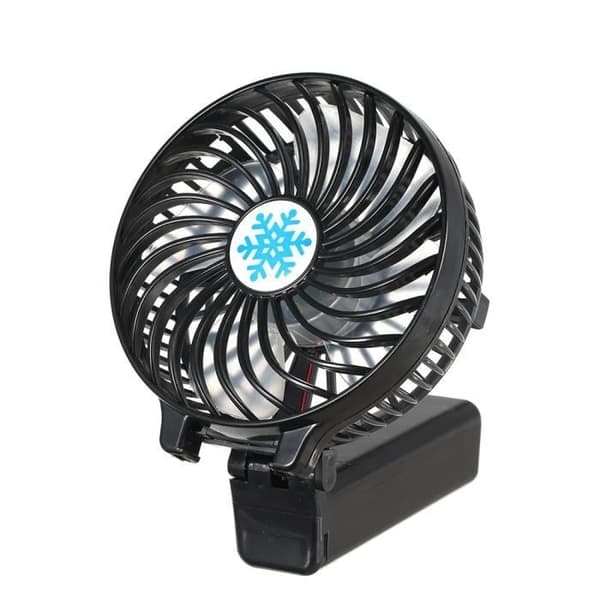 Mini Bærbar Ventilator USB Batteri Ventilator Aircondition Ventilator Sammenklappelig Foldeventilator Køler Mini Ventilator