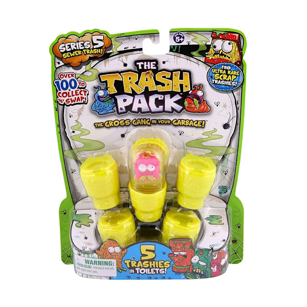 Original The Grossery Gang Surprise Toy Säsong 1 2 3 4 5 6 7 Stort paket, Flerfärgad presentsamling a-2 Random 3 boxes
