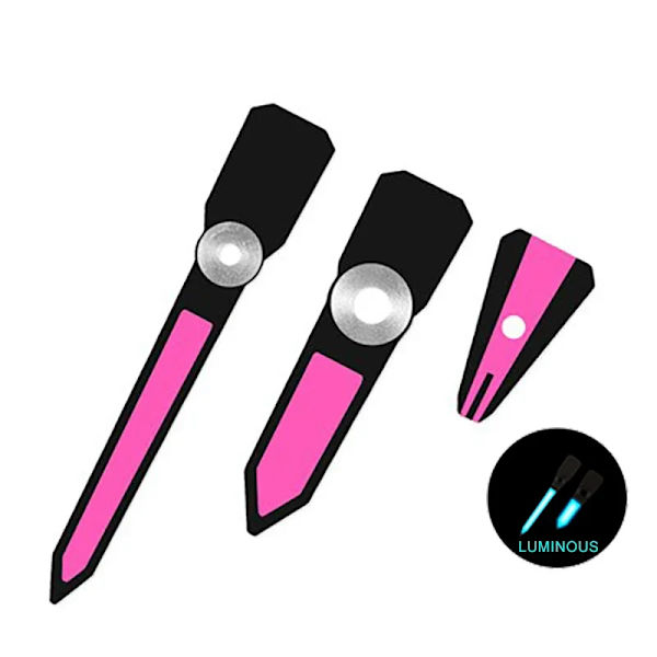 För GA2100 GA2110 Luminous Hour Marker Dial Watch Pointer Scale Ring Index Modification Dial ga2110 Watch Mod Kit Tillbehör D-Black Rose Pink