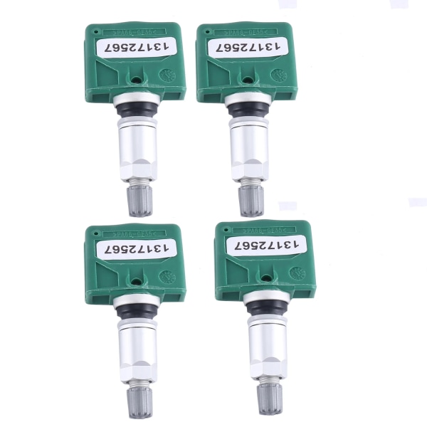 Set med 4 däcktrycksgivare TPMS 13172567 för Saab Saturn för Opel Astra H Vectra C Zafira B 2003-2007