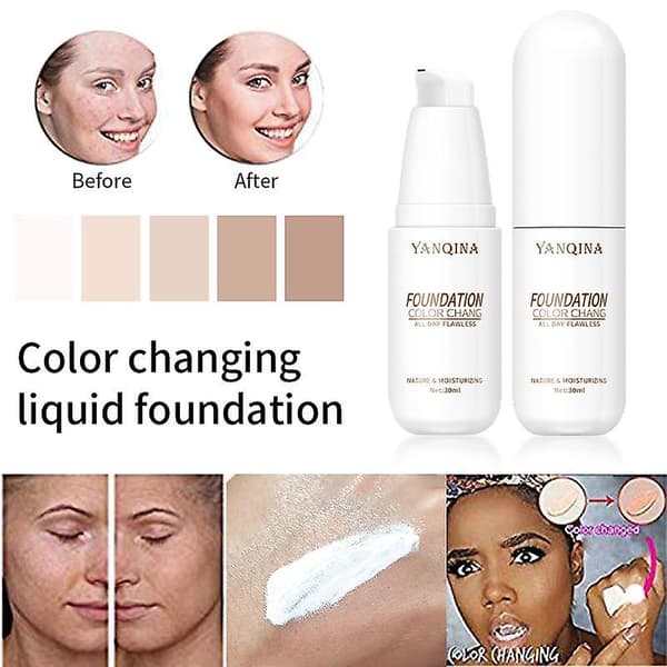 1-3 st Soft Mist Color Changing Foundation Magic Flawless Concealer Face Makeup 30ml 3pcs