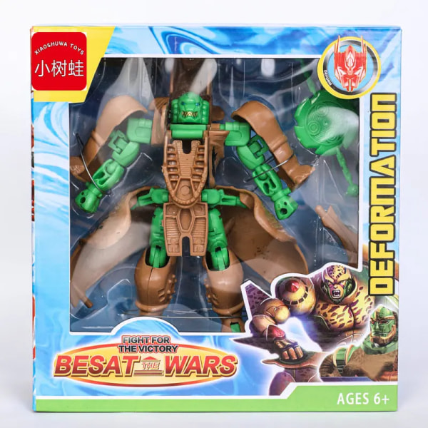 Tomy Beast Machines Transformers Beast Wars Optimal Megatron Tigatron Metal Variant Schimpans andra generationens Cheetan-modell transformers013