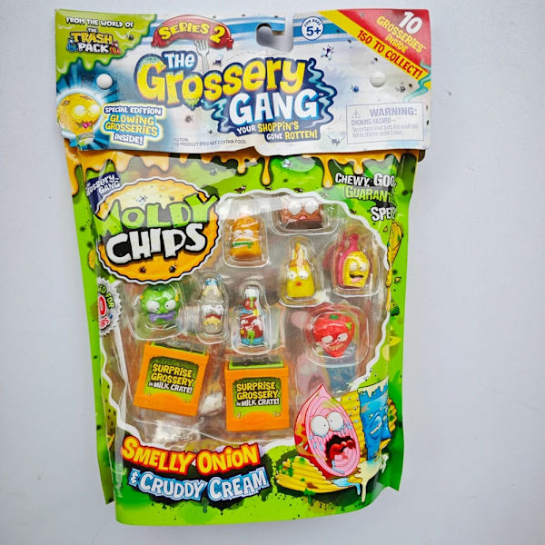 Original The Grossery Gang Surprise Toy Säsong 1 2 3 4 5 6 7 Stort paket, Flerfärgad presentsamling T