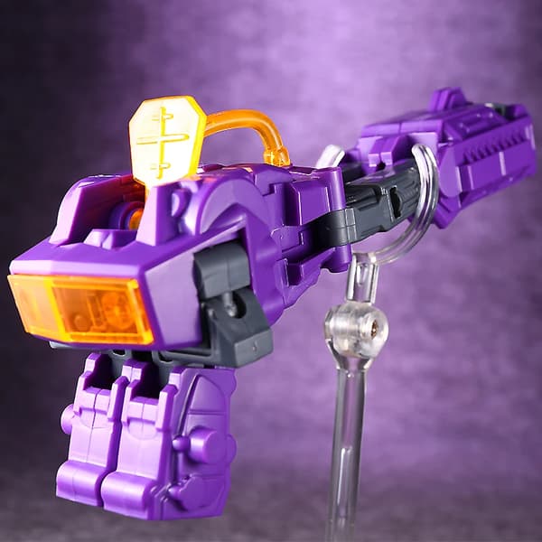 Monteringsmodell D.I.Y. KBB Transformasjon G1 TF Shockwave Shockblast Håndlaget Actionfigur Robot Gutter Leker Barnegaver