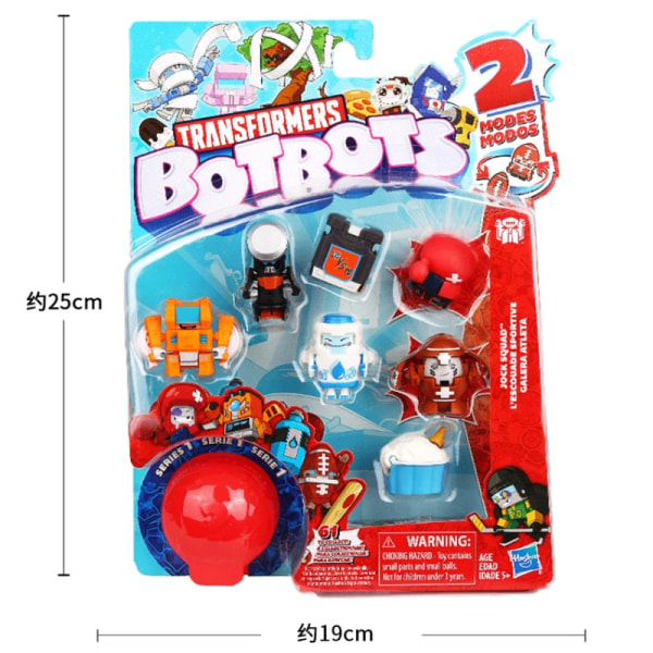 Hasbro Original Transformers BotBots Surprise Anime Figur Pvc-modeller Barnleksaker för pojkar Presentsamling Random one
