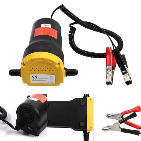 12V Diesel Oljeutvinningspump - Bil Oljebyteskit - Plast/Aluminium