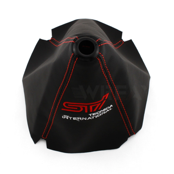STI Style Universal Gear Shift Knop Cover Boot Krage Mjukt PU Leahter För Subaru WRX XT-