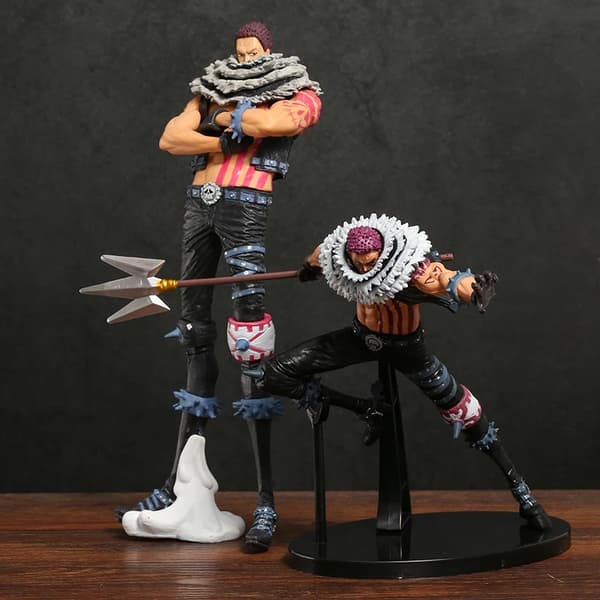 One Piece Charlotte Katakuri PVC Samlemodell Anime Figur Leke