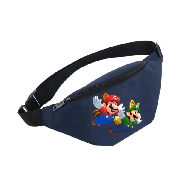 Super Mario Bros Man Bröstväska Telefonficka Cross Body Hals Sida Axel Fanny Pack Mode Tecknad Kvinnor Handväska Ryggsäck Ny Mario Bros 10