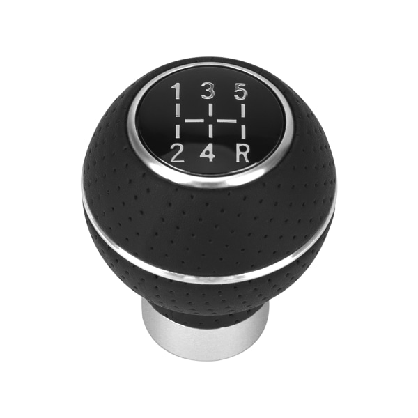 5-växlad aluminium Universal växelspaksknopp M8 M10 M11 M12 för manuell växellåda Automatisk växelnivå Knopp växelspak-silver Silver
