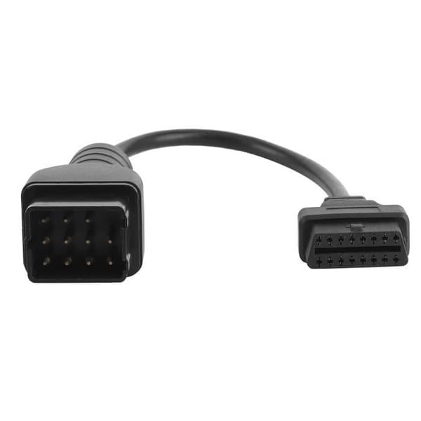 EBTOOLS Diagnostisk Kabel Diagnostisk Kabel OBD2 Stik 12 Pin til 16 Pin Adapter Egnet til Renault