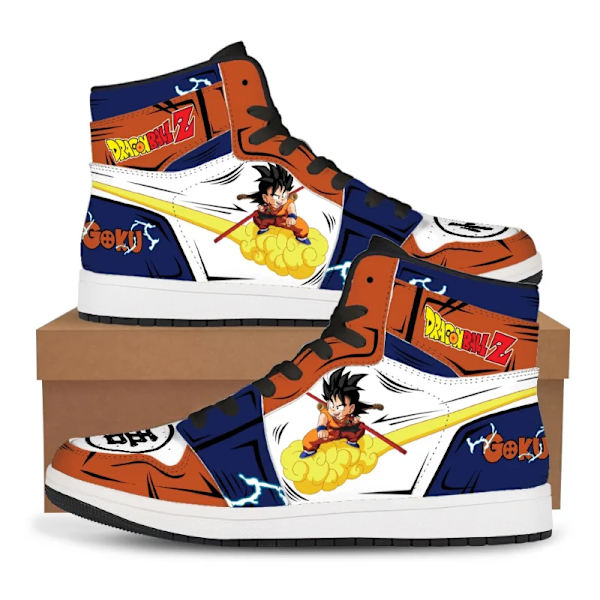 Dragon Ball Anime Shoes Herr Dropshipping Gouku Cartoon Cosplay Sneakers Super Saiyan Man High Top Vulkaniserade löparskor Present 9 45