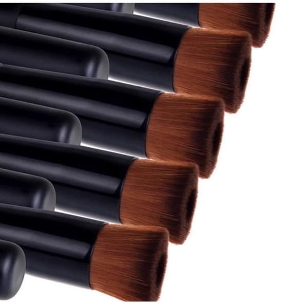 Professionel multifunktionel makeupbørste: flydende foundation, concealer, pudder, blush...