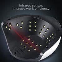 (Valkoinen) TEMPSA 42 LED 120W UV-kynsilamppu White