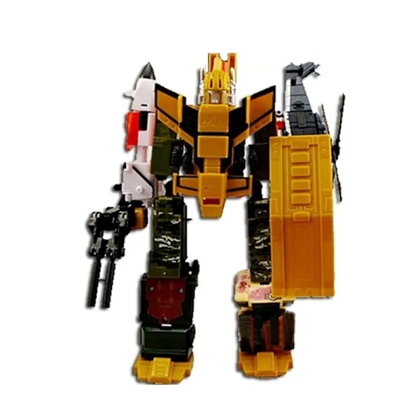 Transformers G1 Bruticus Engineering Corps Soldat Flygplan Militärfordon Robotmontering Actionfigur Leksakssamlingar field soldiers