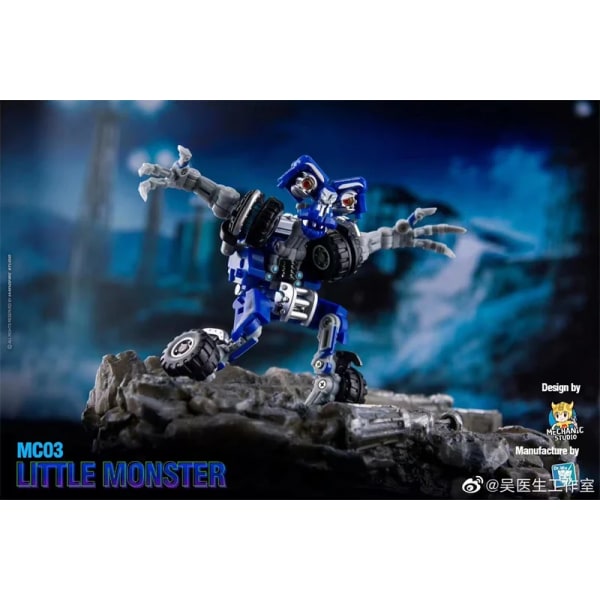 DR.WU Little Monster MC-03 MC03 Originalfärg MC03T Transparent version MC03P Transformationsleksak Actionfigur Robotmodell MC03P With Box