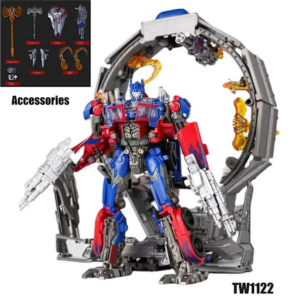 I lager BAIWEI TW-1122 TW1122 Transformation Siege Series OP Commander Tactical Container Accessory with Backpack Action Figure SET No Box