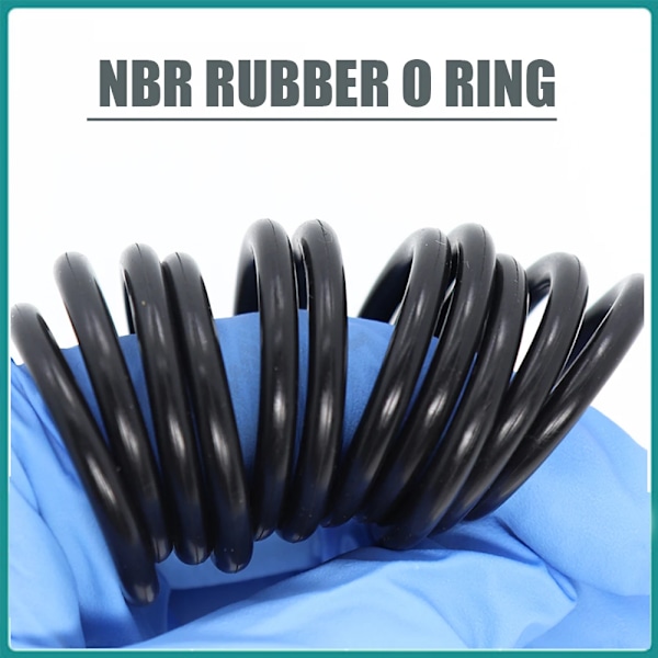 CS5mm NBR Gummitätning O-RING OD 52/55/58/60/62/65/68/70/72/75*5 mm 50PCS O-Ring Nitrilpackning Tätning Tjocklek 5mm ORing OD75x5mm