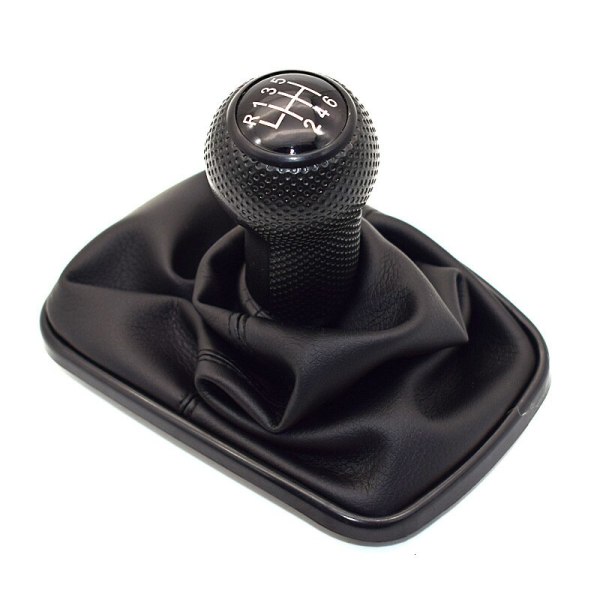 5/6-växlad 12 mm Växelspaksreglage Skifter damask Boot för Volkswagen VW Golf 4 IV MK4 GTI R32 Bora Jetta 1999-2004-6 Speed 6 Speed