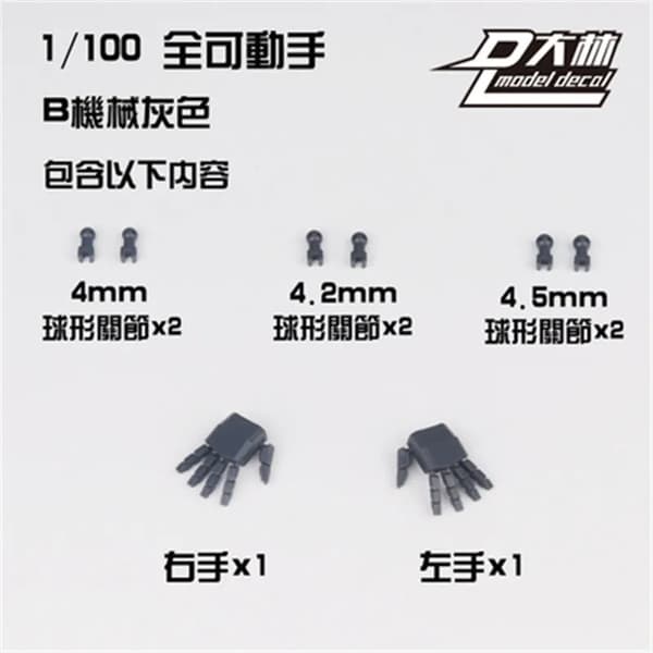 MG 1/100 til RG HG Astray Rød Blå Ramme Robot Model Kit Hånd Dele DIY Tilbehør Sæt Dalin Modle