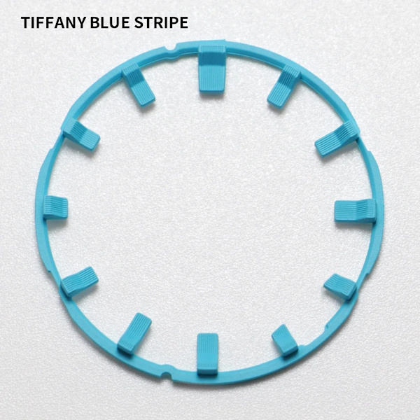 För GA2100 GA2110 Luminous Hour Marker Dial Watch Pointer Scale Ring Index Modification Dial ga2110 Watch Mod Kit Tillbehör Stripe-TifanyBlue
