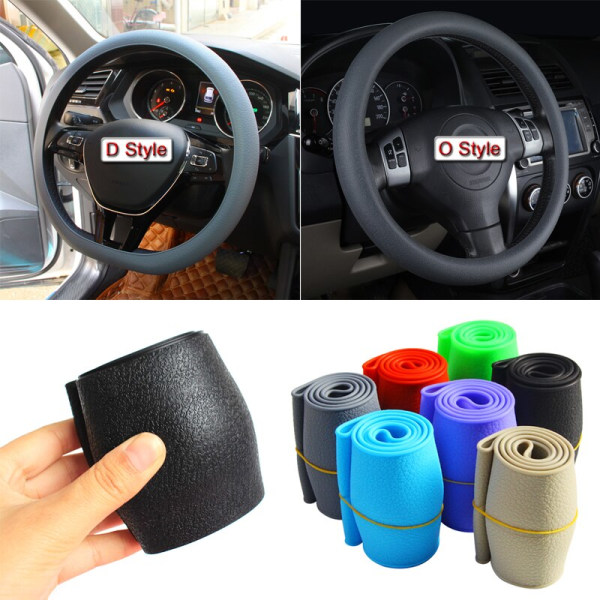 (Brun)Bil Styling DIY Multi hud Mjuk Silikon Cover Bilratt Handske Bilar Dekoration Tillbehör Brown