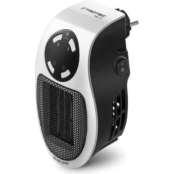 TROTEC TFC 1 E Mini Veggvarmer - Hvit - 500 W - Programmerbar White