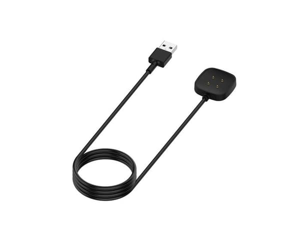 Bærbar magnetisk oplader til Fitbit Versa 3 / Fitbit Sense Smartwatch, USB-ladekabel