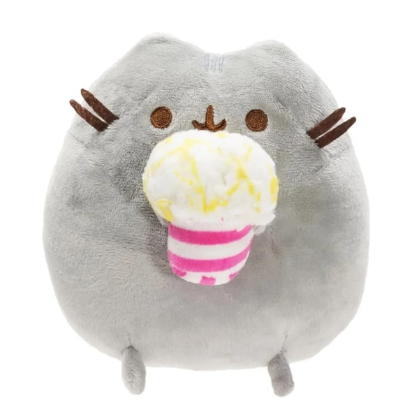 15 cm Söt tecknad Pusheen Kawaii Anime Plyschleksaker Cookie Cat Stoppa docka Biltillbehör Alla hjärtans dag Födelsedagspresenter Popcorn Cat