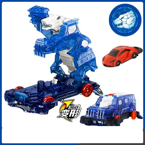 Screechers Wild Deformation Car Transformers Toy Screech Capture Wafer 360 Boys Actionfigurer för barn Barn Presenter C3 No box