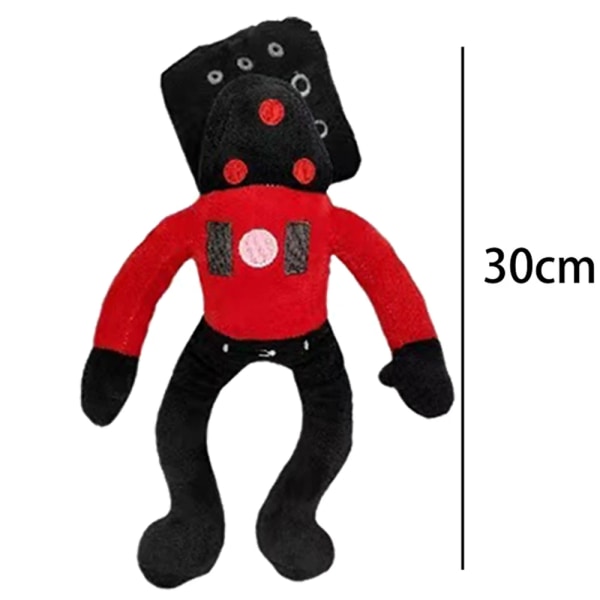 1/6 st 28CM Skibidi Toalett Plysch Tecknadsdockor Fyllda Mjukdjur Tecknad Doll Jul Födelsedagspresent för barn 4pcs