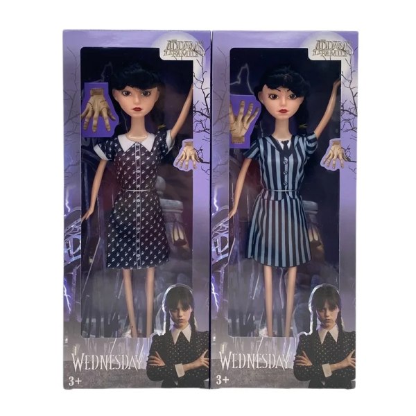 Ny onsdag Addams Familj Actionfigur Anime Rörlig docka Söt inredning Perifera tillbehör Docka Leksak Barn Födelsedagspresenter B