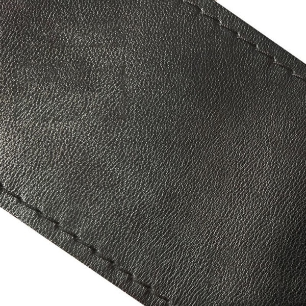 (A-Black) Fläta på ratt Cover med nålar och tråd konstläderdiameter 38 cm Biltillbehör A-Black