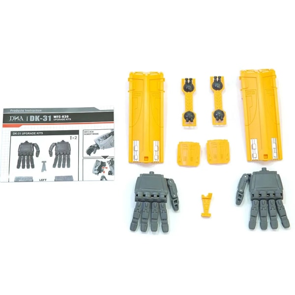 Nya Transform Robot Toy DNA Design DK-31 uppgraderingssatser för WFC-K30 Kingdom Titan Autobot Ark i lager