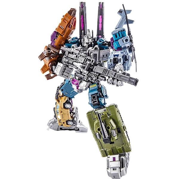 【I lager】 Transformation Bruticus PT05 PT-05 Kombination 5 I 1 Anime Actionfigur Deformerad Robot Barnleksaker
