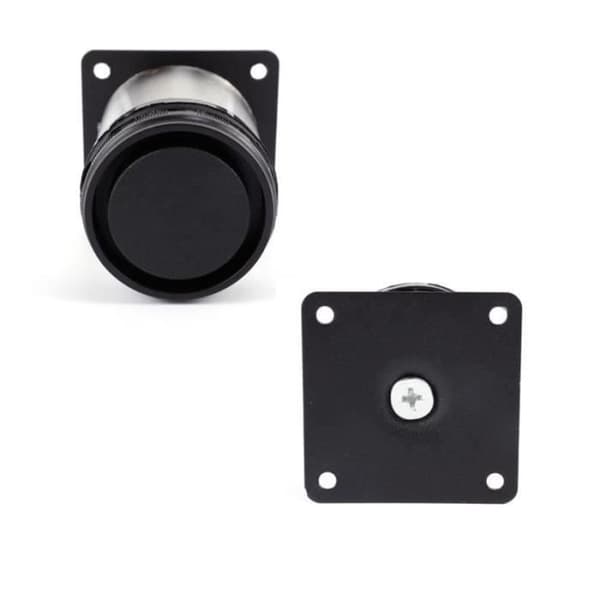 Justerbart möbelben rostfritt stål rund diameter 5cm Höjd 60mm（*4）