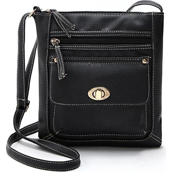Dame Skuldertasker Mode Retro Solid Lille Cross Body Sort