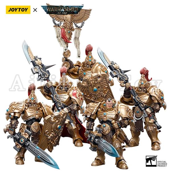 JOYTOY 1/18 Action Figur (5 st/ SET) 40K Adeptus Custodes Anime Military Model Gratis frakt Custodian Guard SBPS