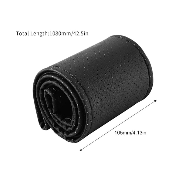 2020 nytt anti-halk andningsbart PU-läder gör-det-själv - cover med nålar och tråd Passar för diameter 36-38cm