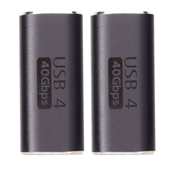 YUI USB C Hun til Hun Adapter Type C til Type C Hun til Hun Adapter 40Gbps Dataoverførsel 100W