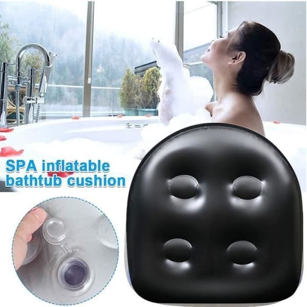(Musta) Spa-tehostetyyny imukupilla - Spa-lisävaruste - Säädettävä - Musta Black