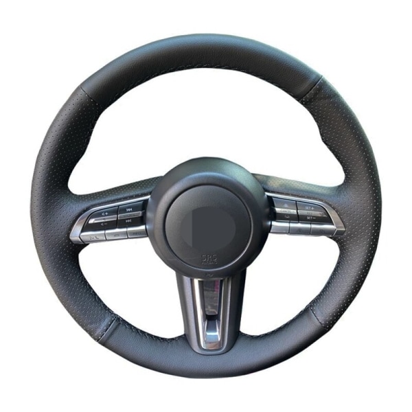 Handsytt svart konstläder Antisladd cover för Mazda CX-30 CX30 2020 Mazda 3 Axela 2020