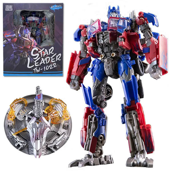 Ny BAIWEI Transformation TW1022 OP Commander TW-1022 KO SS filmrobot actionfigur med tillbehörspaket SET With Box