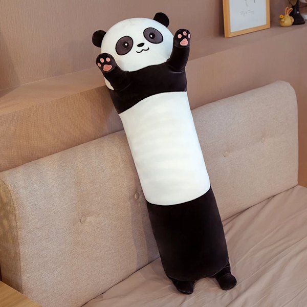50-150 cm Jättestorlek Lång Mjuk kudde Kudde Katt Plyschleksaker Fyllda Populära Födelsedagspresenter Flickor Pojkar Present 90cm panda